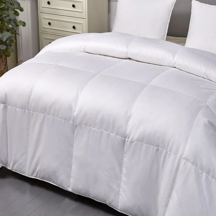 1000 Thread Count Cotton European Down Extra-Warmth Twin Comforter