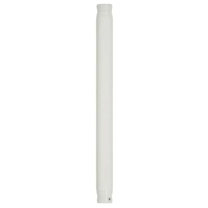 1/2 ID x 12-Inch Down Rod, White Finish