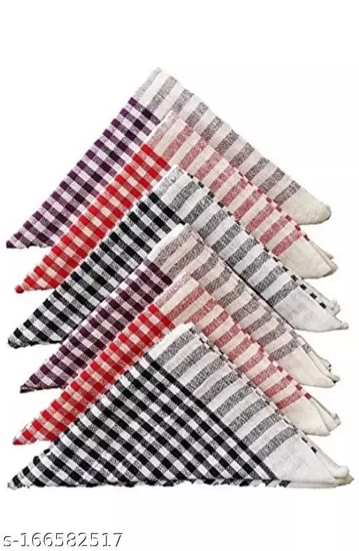 12 pes set cotton kitchen napkin