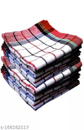 12 pes set cotton kitchen napkin