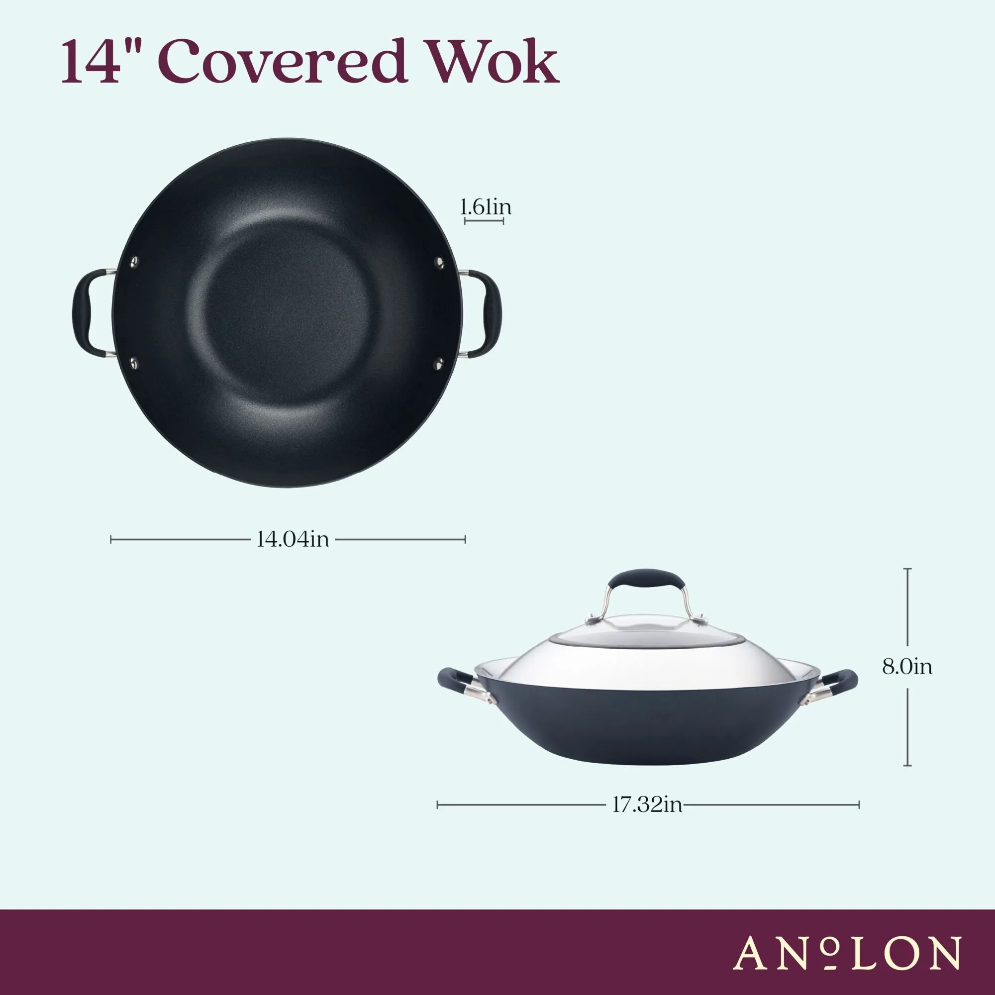 14-Inch Wok with Side Handles