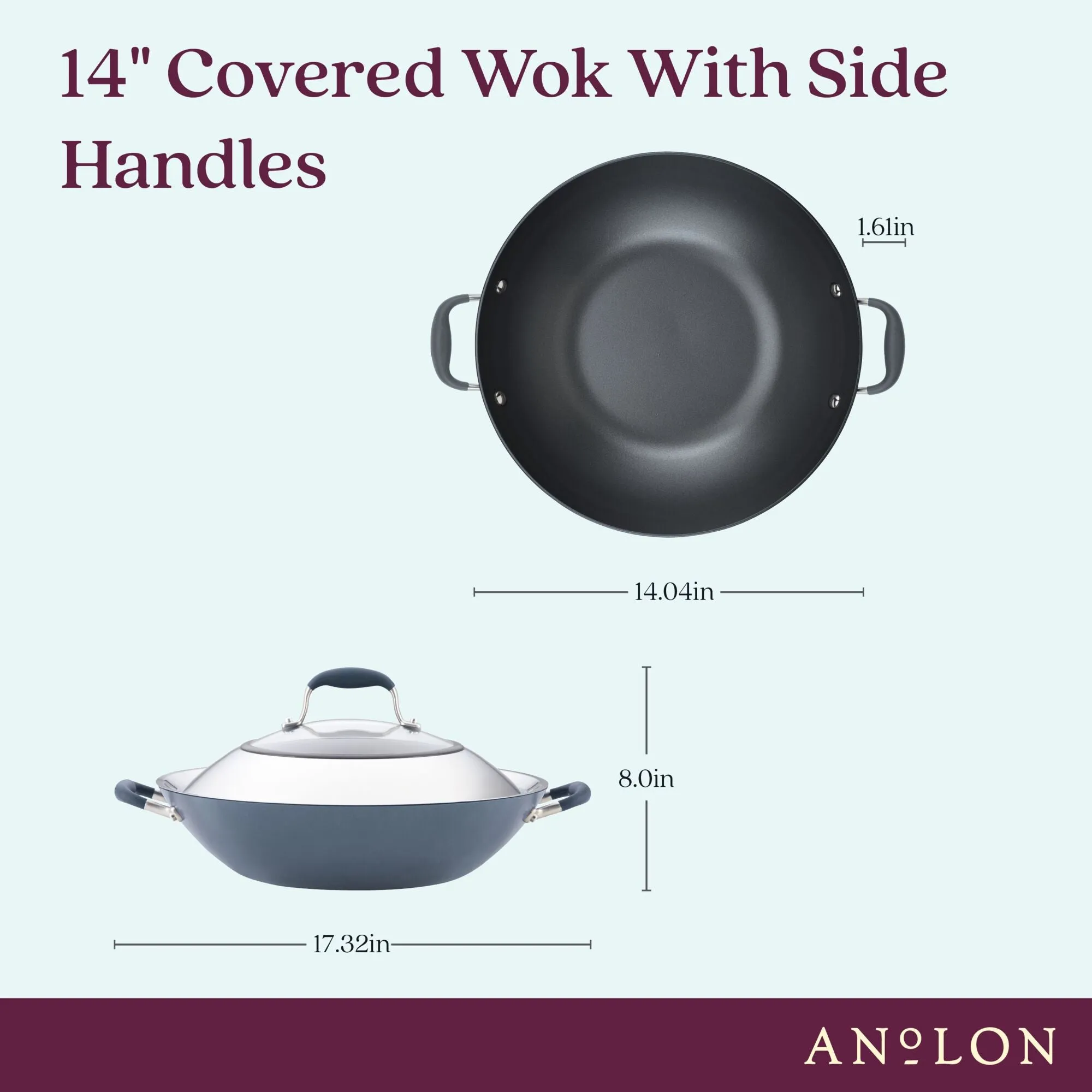 14-Inch Wok with Side Handles