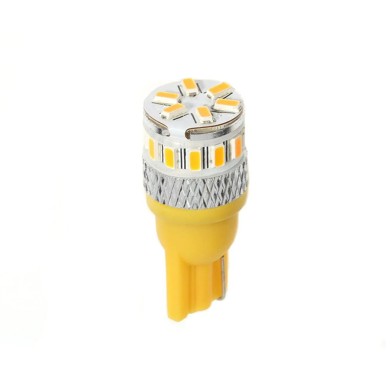 168 2825 W5W T10 LED License Plate/Side Marker/Interior Light Bulbs 4W 300% High Brightness CAN-Bus Error Free 3500K Amber | 2 Bulbs