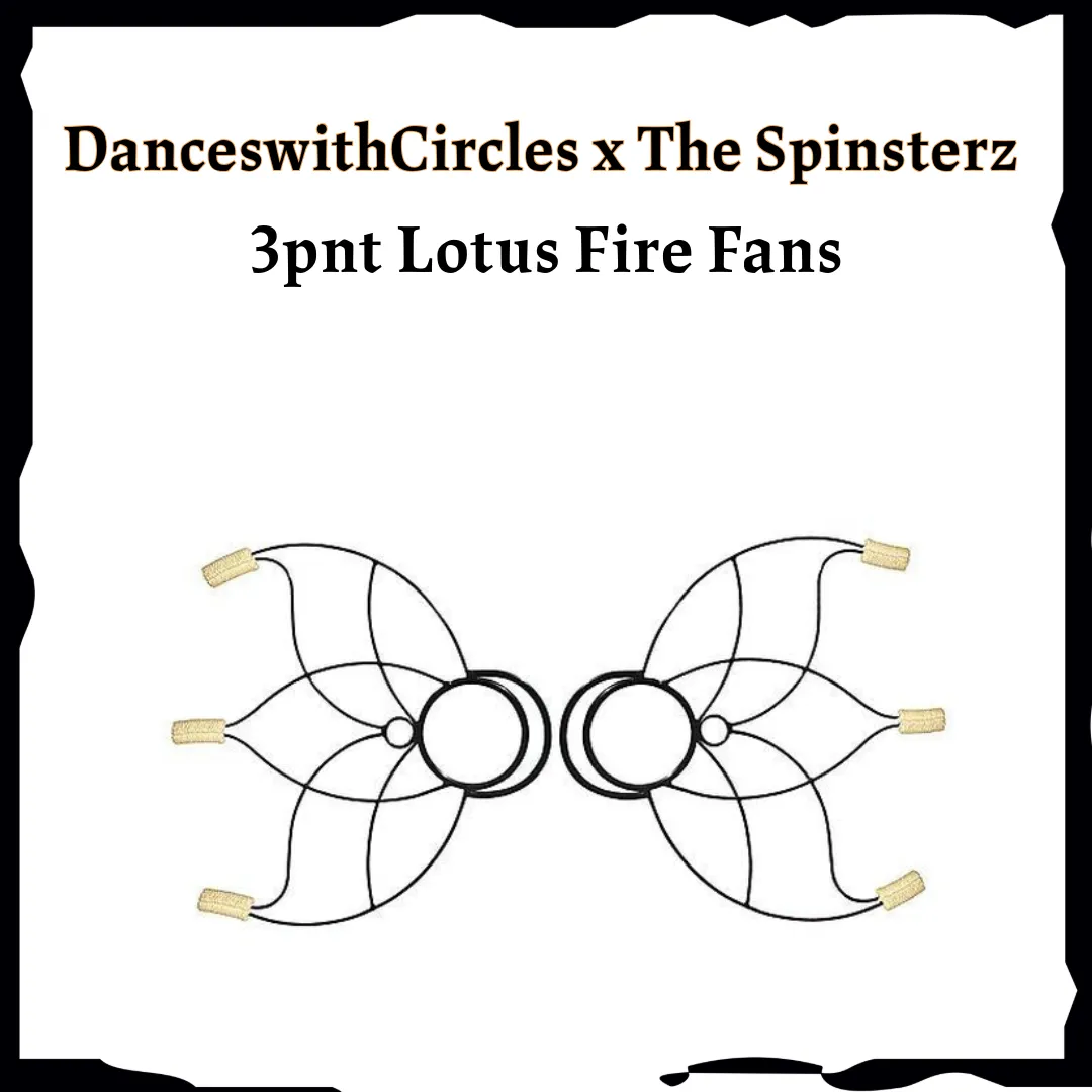 3 Point Lotus Fire Fans