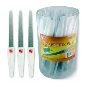 6" SAPPHIRE FILE 72PCS