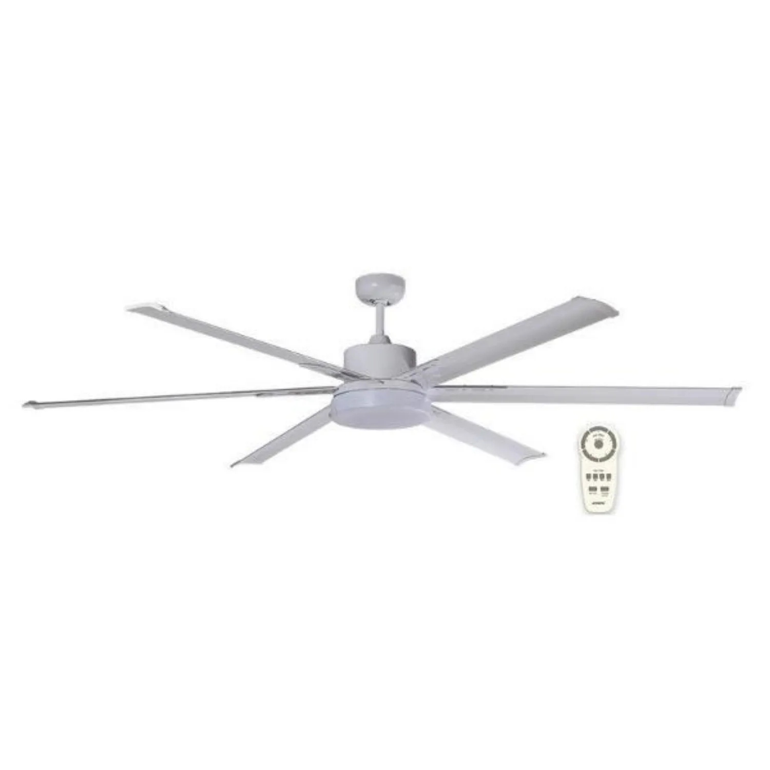 84" Albatross DC Ceiling Fan Black, White, Brushed Nickel w Light MAFML3XR   MAF210X Martec Lighting