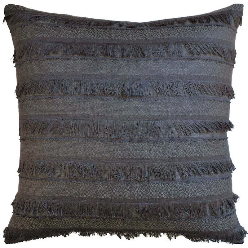 Acadia Charcoal Throw Pillow by Ryan Studio