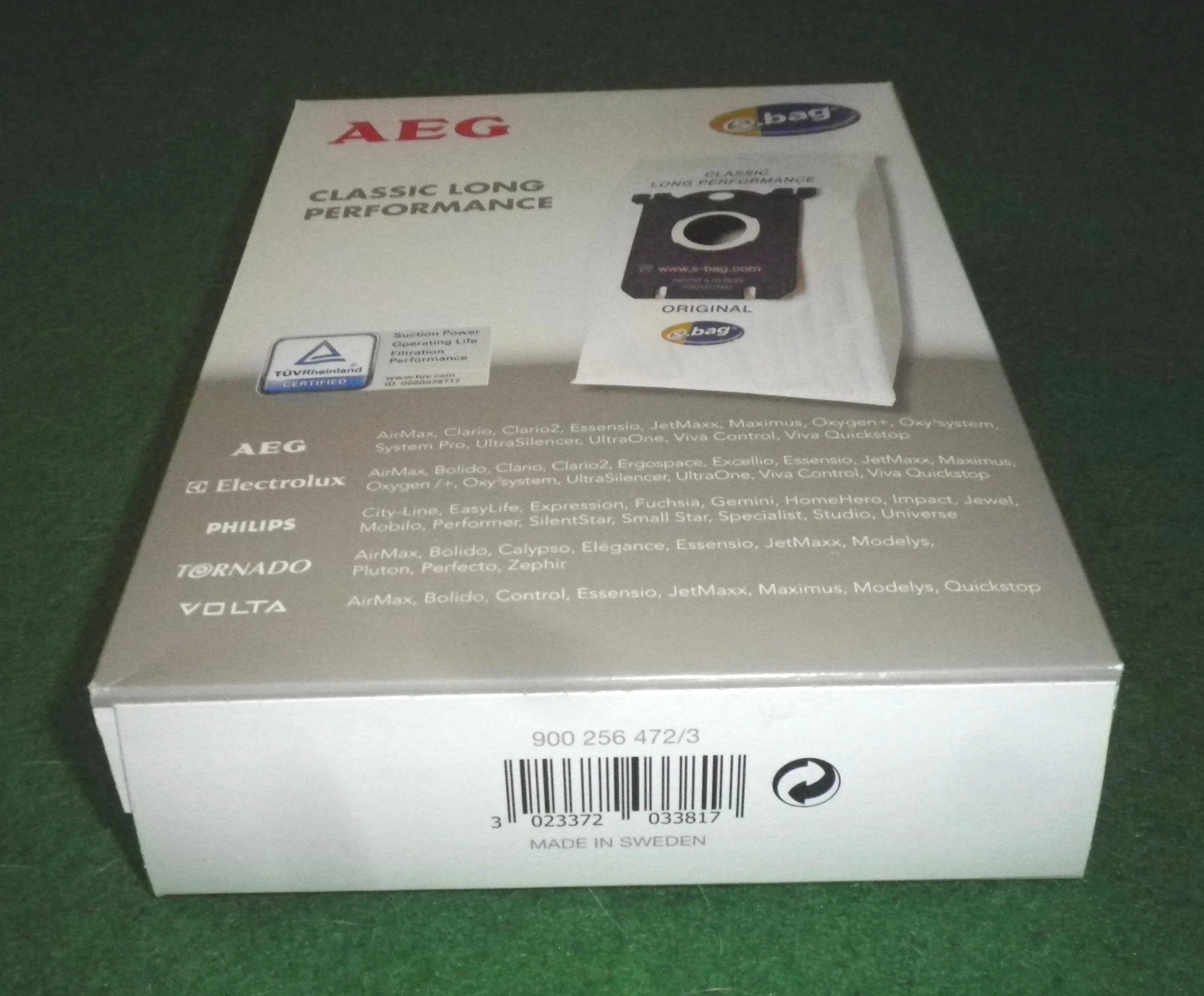 AEG AirMax Genuine Classic Long Performance S-Bag Vacuum Bags. - Part # GR201