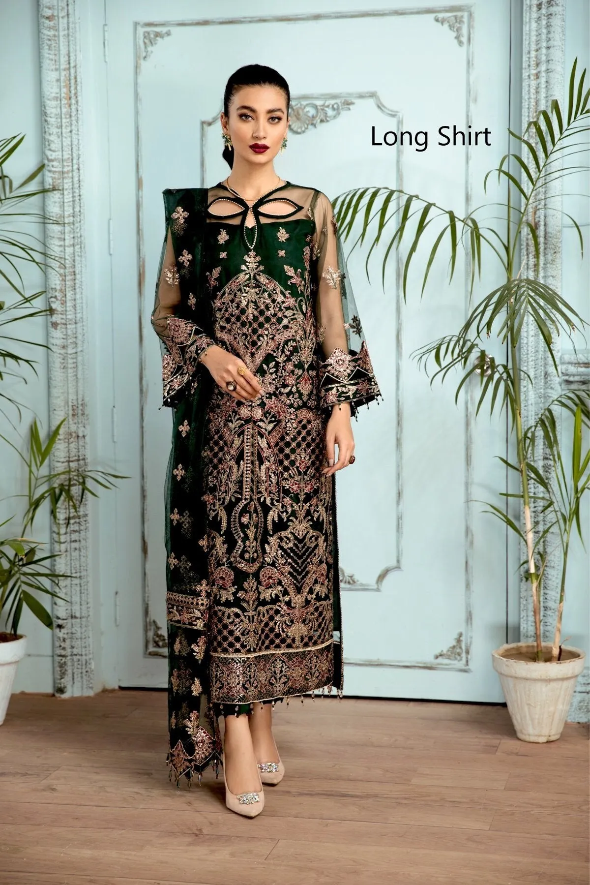 Alizeh Mah-e-Ru Festive Embroidered Chiffon Collection '21 – Raqs