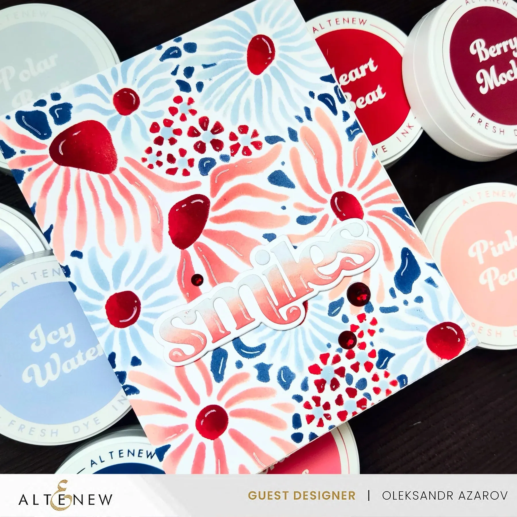 Altenew Tea Party Fresh Dye Ink Pad - Coral Bliss