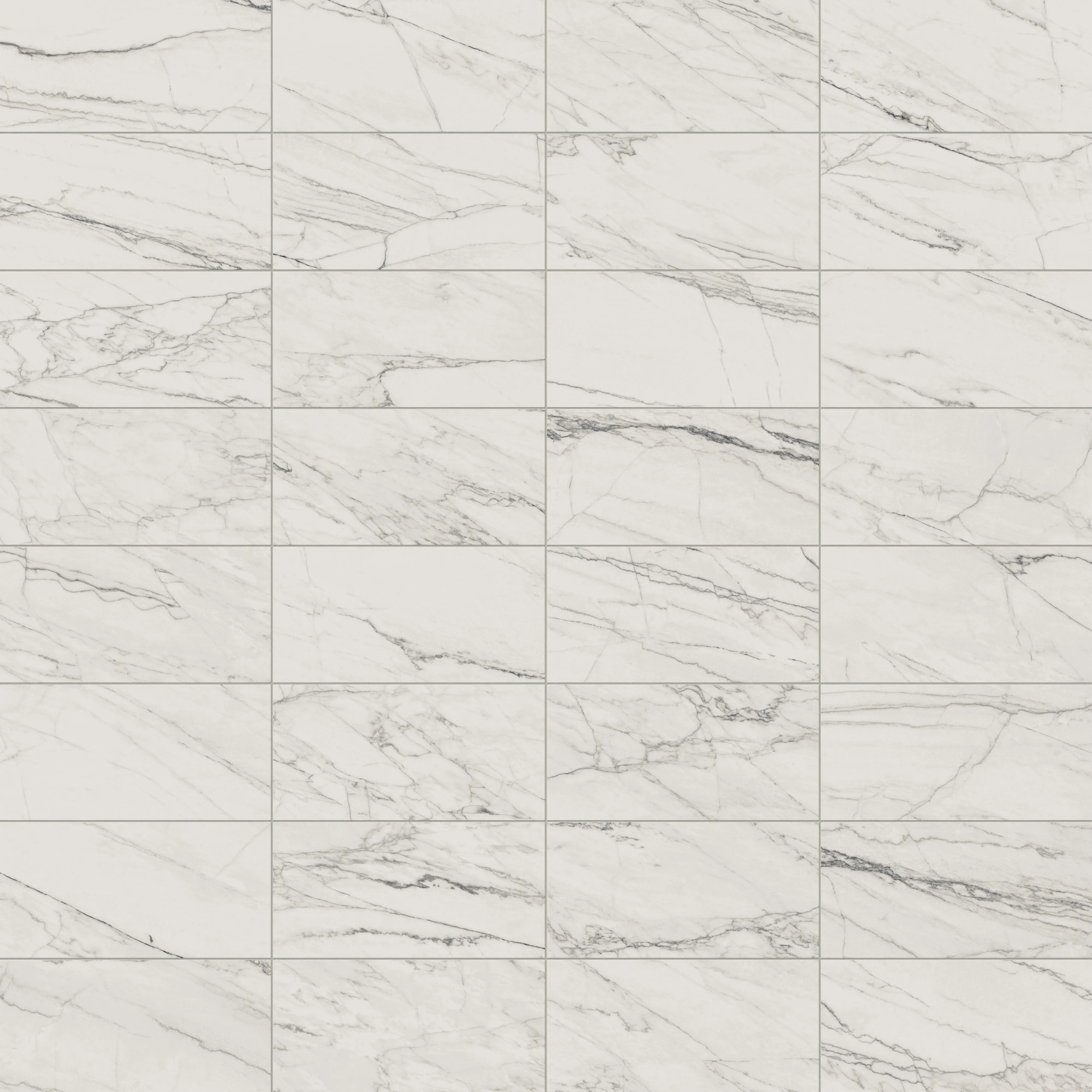 Aniston 12x24 Polished Porcelain Tile in Calacatta Quarzite