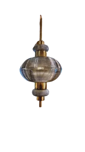 ANKUR LIGHTING GLASS ORB CONTEMPORARY PENDANT LIGHT