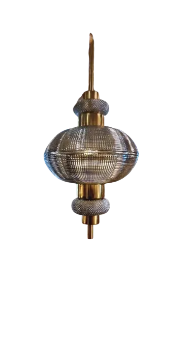 ANKUR LIGHTING GLASS ORB CONTEMPORARY PENDANT LIGHT