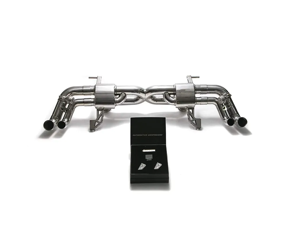 ARMYTRIX Stainless Steel Valvetronic Exhaust System Dual Carbon Tips Audi R8 V10 MK1 Coupe | Spider 2009-2012