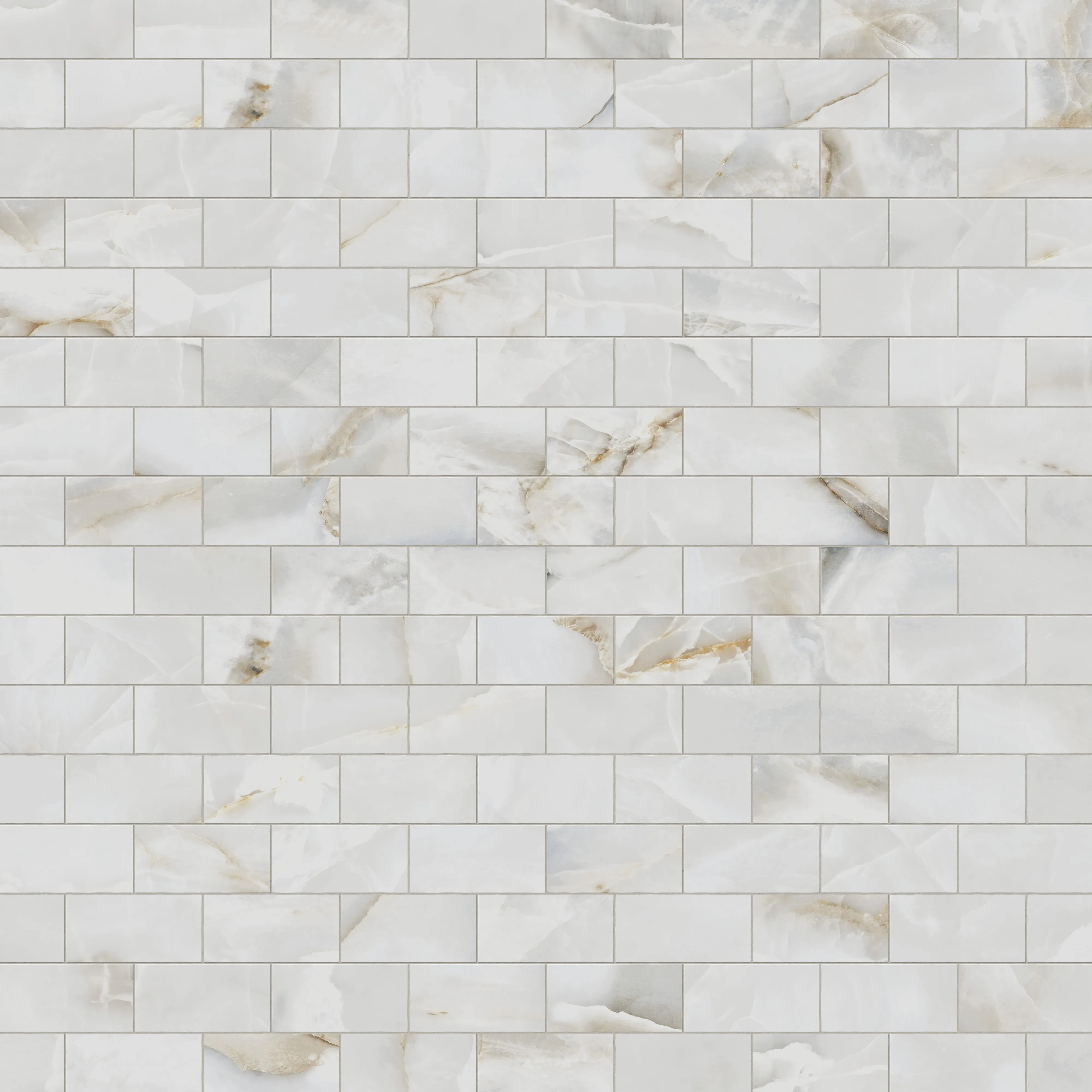 Astrid 3x6 Polished Porcelain Mosaic Tile in Pearl