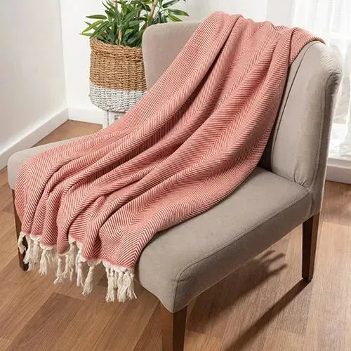 Avery 80294ACS Adobe/Cinnamon stick Throw Blanket