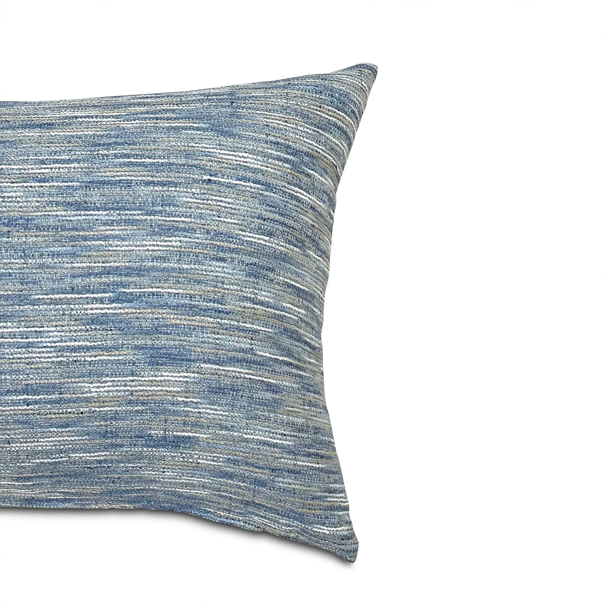 Azure Contemporary Lumbar Pillow Cover 15x26