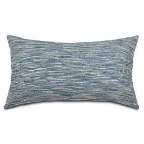 Azure Contemporary Lumbar Pillow Cover 15x26