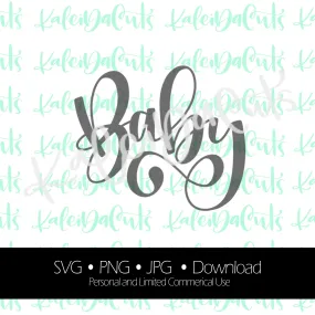 Baby 2 Handlettering Digital Download.