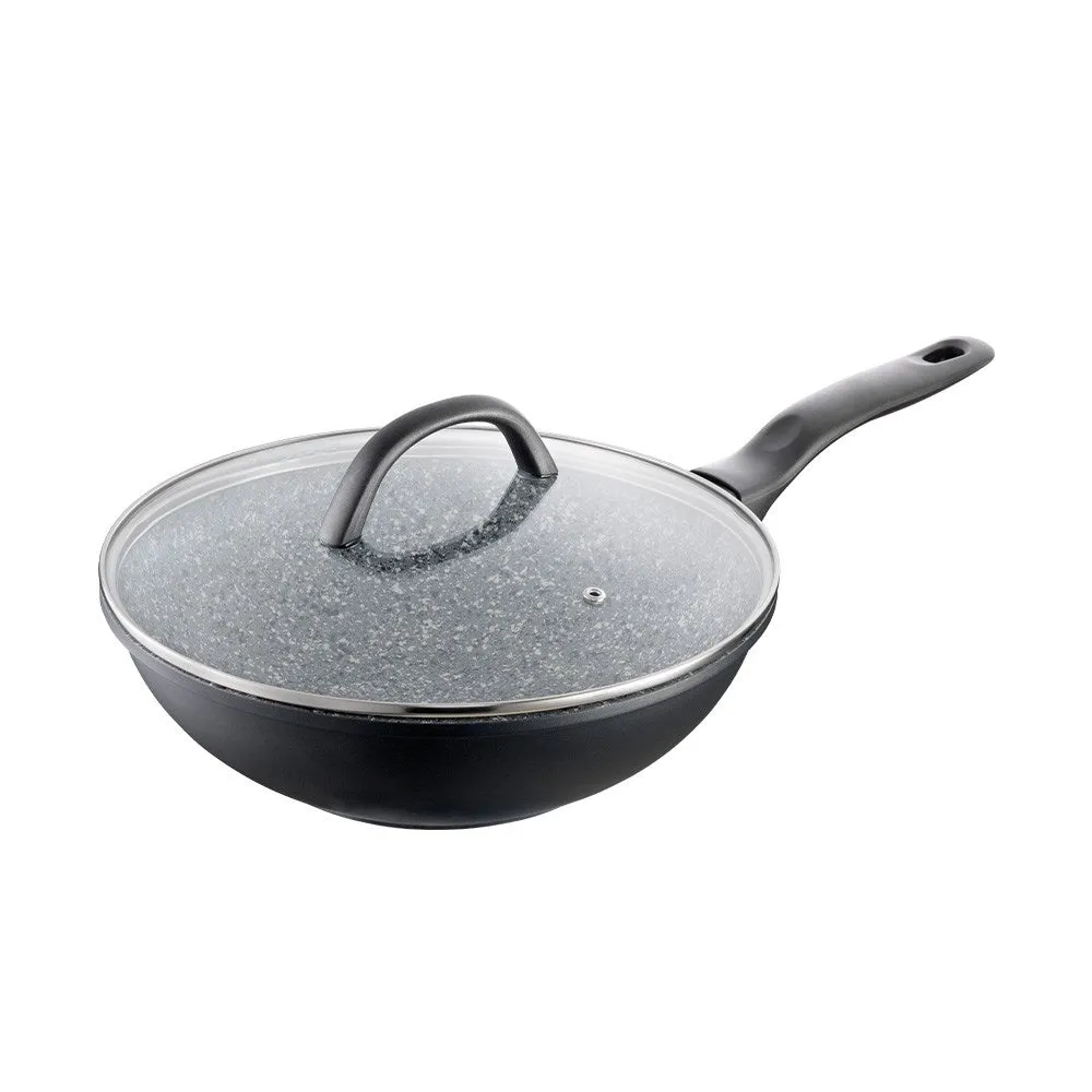 Baccarat STONEX2 Ceramic Non Stick Wok with Lid 28cm