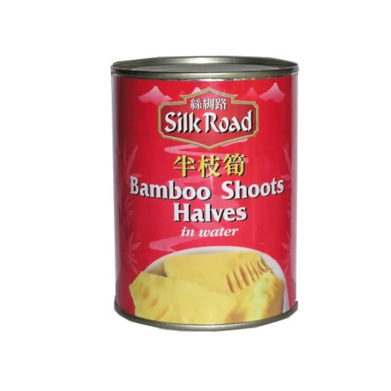 Bamboo Shoots Halves in Water 560g Tin by Silk Road