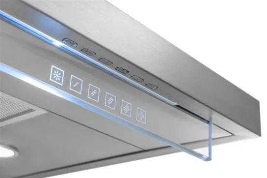 Best Range Hoods WC45E90SB Wc45 - 35-7/16" Stainless Steel Chimney Range Hood For Use With A Choice Of Exterior Or In-Line Blowers, 300 To 1650 Max Cfm