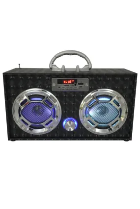 Black Bluetooth Boombox