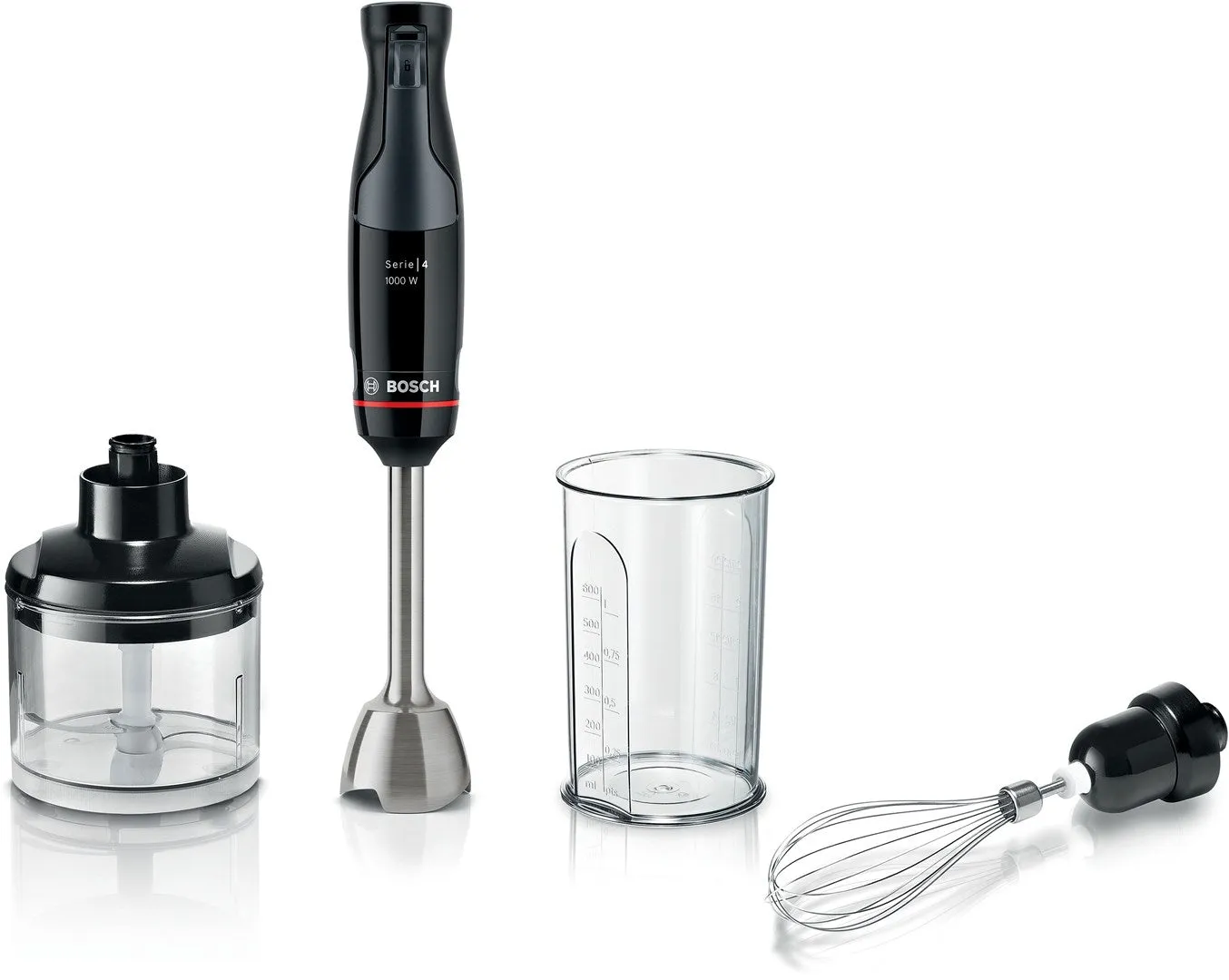 Bosch Serie 4 Msm4b621 Blender 0.6 L Immersion Blender 1000 W Anthracite, Transparent