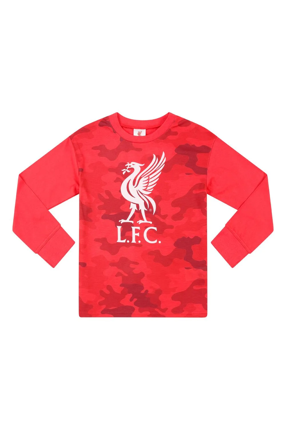 Boys Liverpool F.C Red Camouflage Long LFC Pyjamas