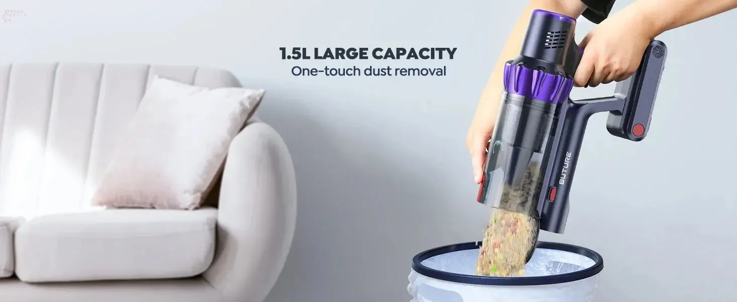 BROCELLE'S Powerful 38KPa Cordless Vacuum Cleaner