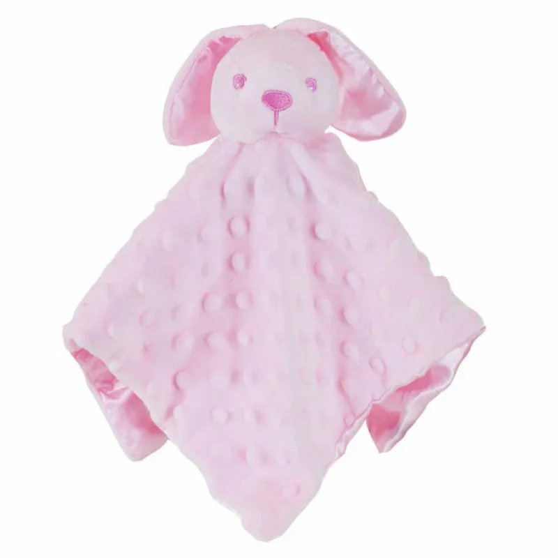 Bunny Bear Comfort Blanket With Dimples, Personalised Gift