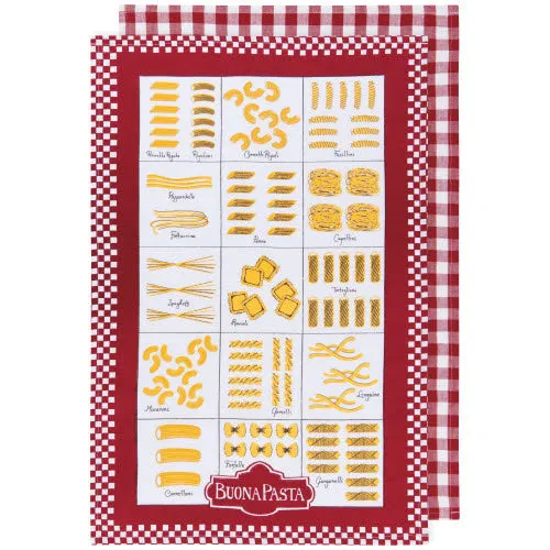 Buona Pasta Dishtowels Set of 2