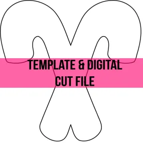 Candy Canes Template & Digital Cut File