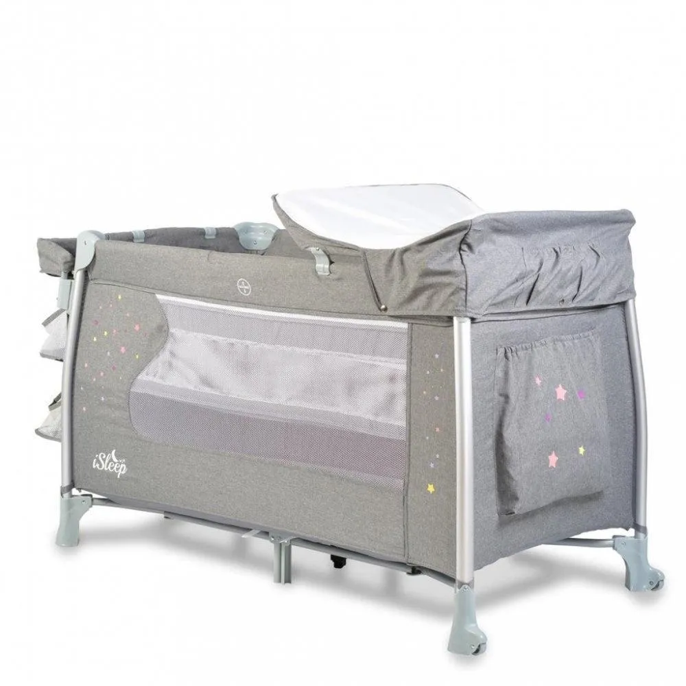 Cangaroo i-Sleep Playpen Grey