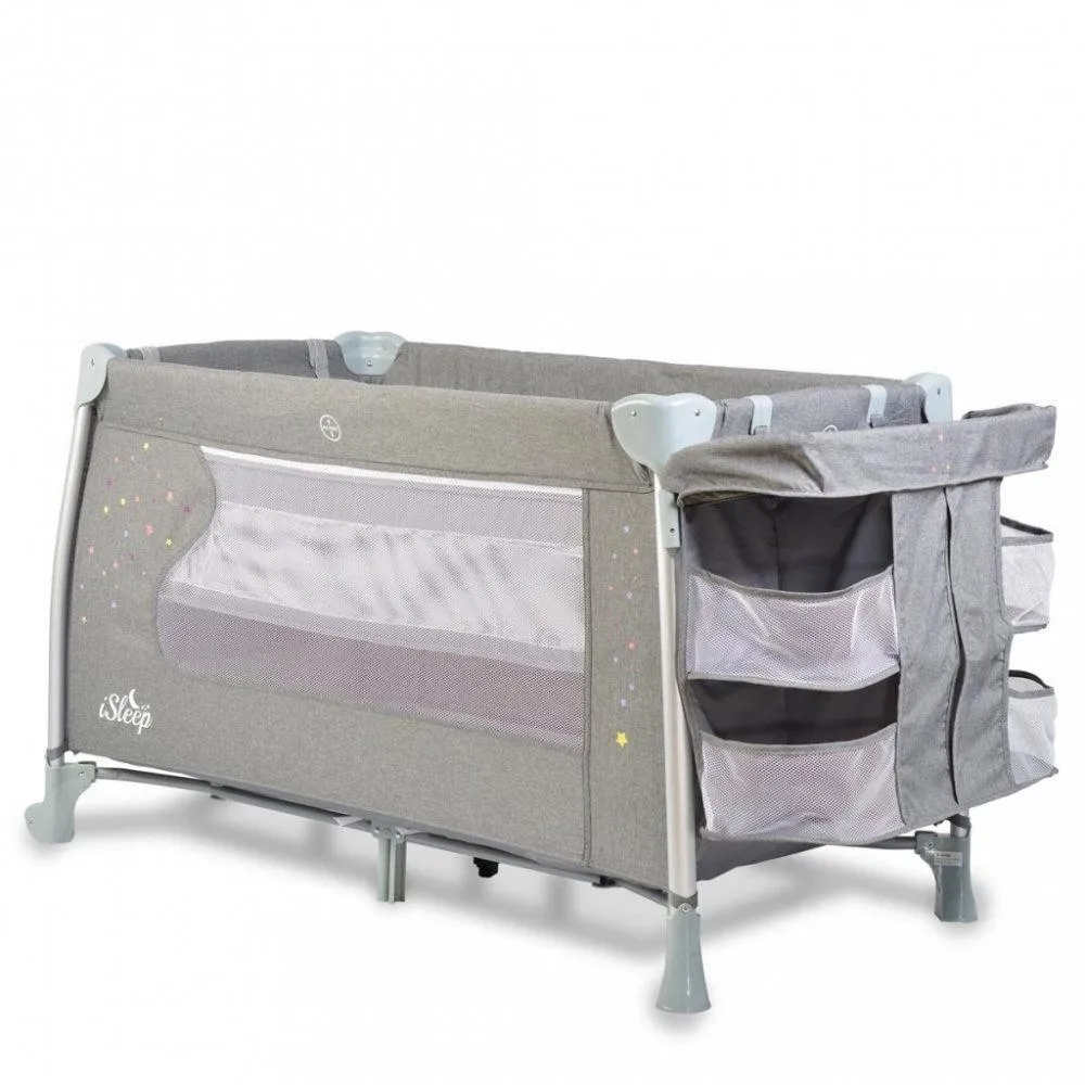 Cangaroo i-Sleep Playpen Grey