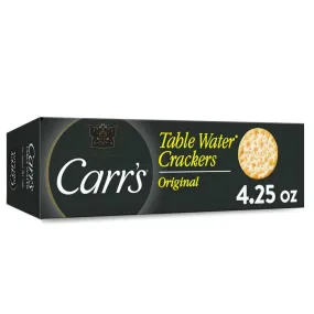 Carrs - Water Table Cracker Original, 4.25 Oz (Pack Of 12)