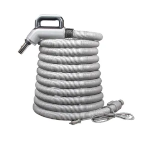 Central Vacuum Hose with Dual Voltage 3 Way Switch in 30' & 35'