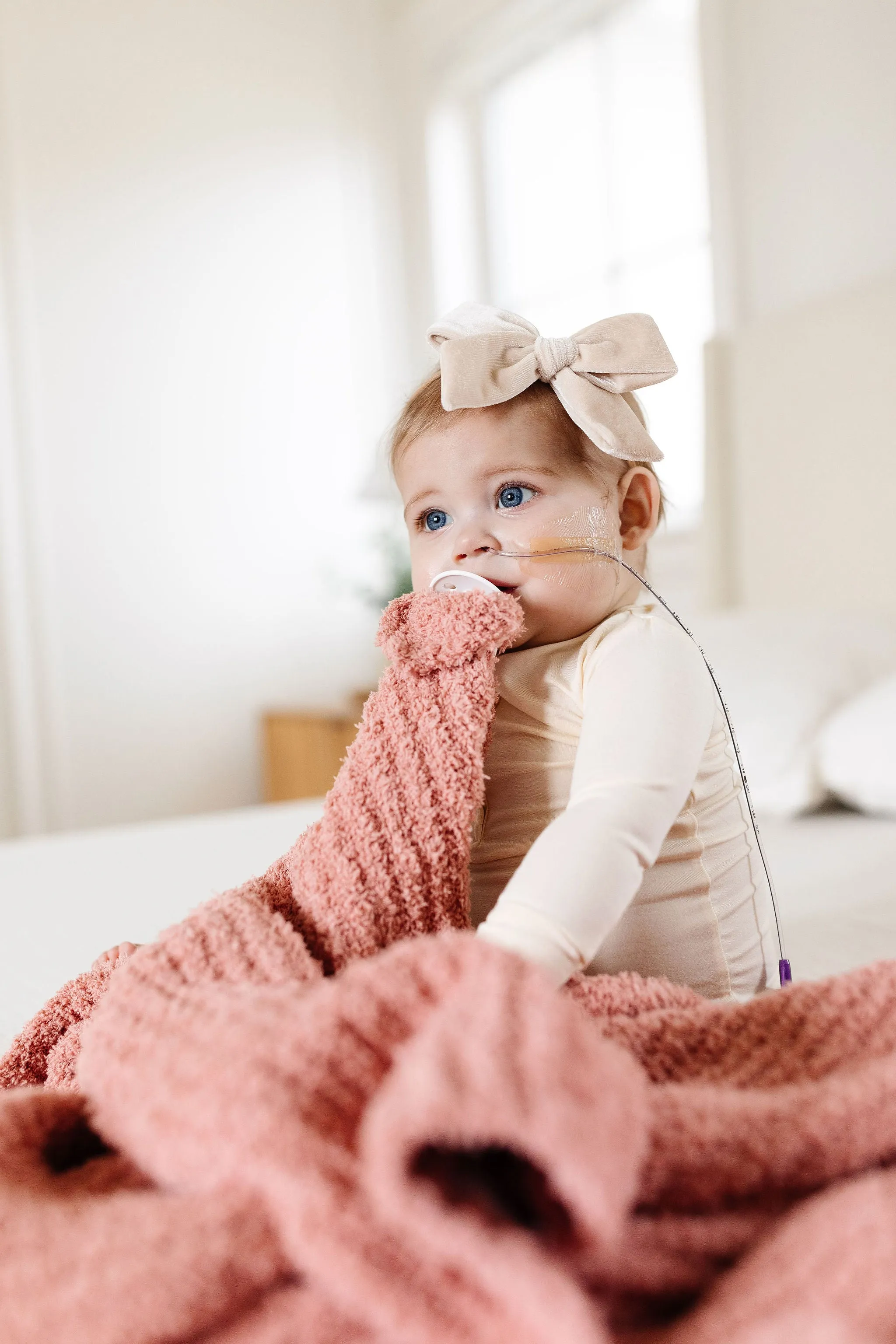 Chenille Blanket - Navy - Mini/Lovey