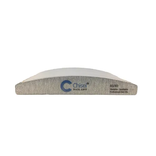 Chisel File - Zebra Half Moon 80/80