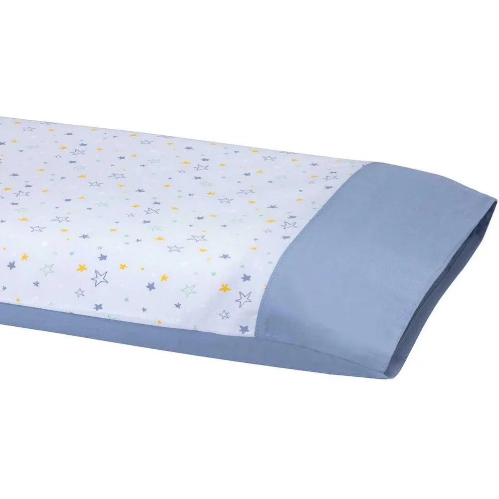 Clevamama Clevafoam Toddler Pillow Case -Blue (Star)