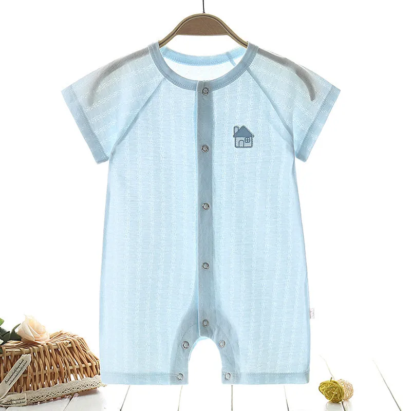 Comfortable Baby's One-Piece Summer Clothes | Pure Cotton Infant Pajamas