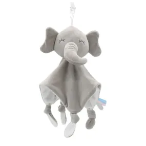 Comforter Elephant Rattle Baby Blanket