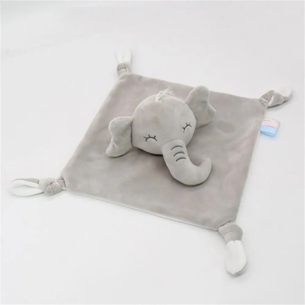 Comforter Elephant Rattle Baby Blanket