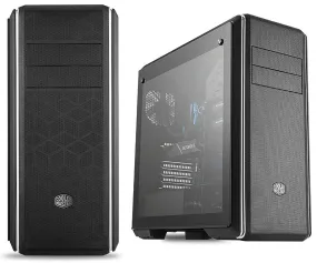 Cooler PC Case Master MasterBox CM694 With Tempered Glass Side Panel Mid Tower EATX Computer Cabinet Mesh Front Modular HDD Cages with 3 120mm Fans MCB-CM694-KG5N-S00