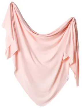 Copper Pearl Blush Knit Swaddle Blanket