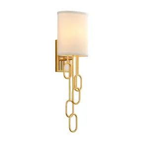 Corbett  Lighting Halo Wall Sconce in Gold Leaf