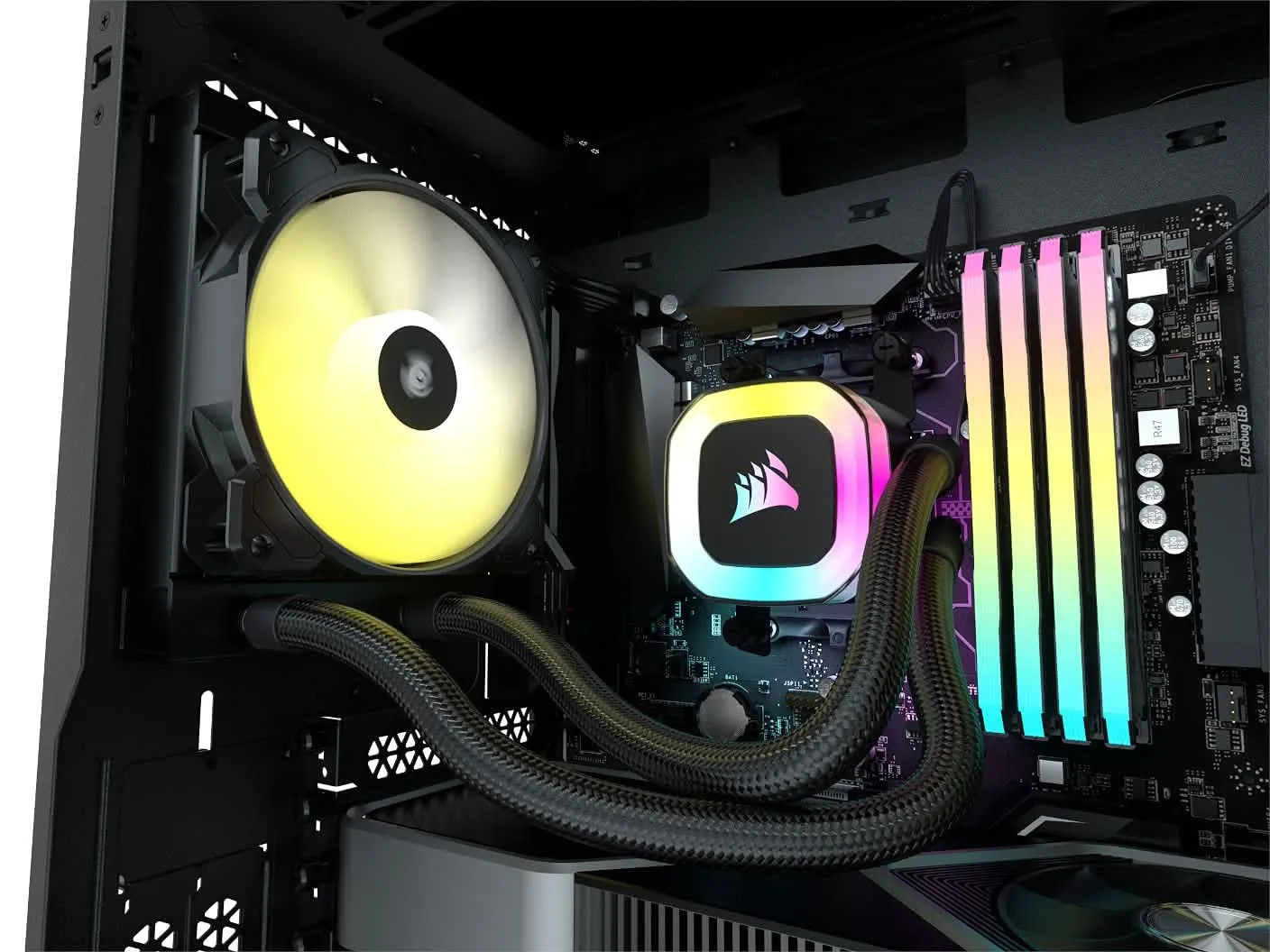 CORSAIR H55 RGB 120MM AIO LIQUID COOLER