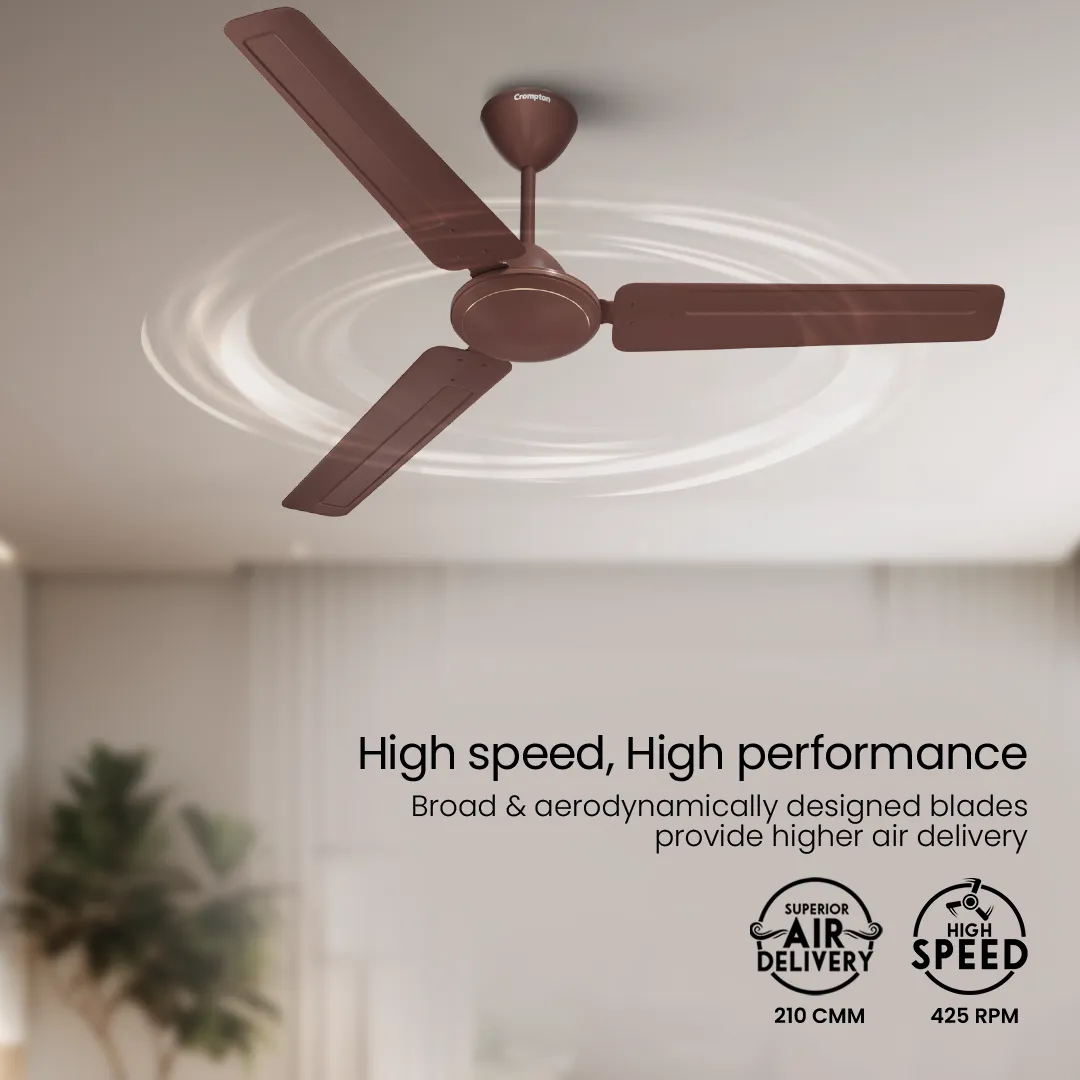 Crompton High Speed Dasher |  Star Rated Ceiling Fan