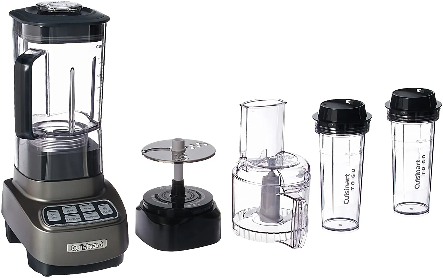 Cuisinart BFP-650 ReMixtrio Blender/Food Processor with Travel Cups