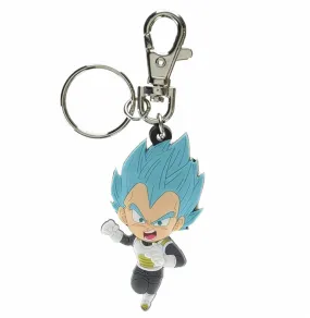 DBZ Super SS God Vegeta PVC keychain